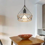 H&auml;ngeleuchte H&auml;ngelampe Esszimmerlampe H&ouml;henverstellbar Schwarz Metall H 150 cm