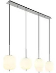 Pendelleuchte Lampe H&auml;ngeleuchte Esszimmerlampe Wohnzimmer, 4 flammig, Metall...