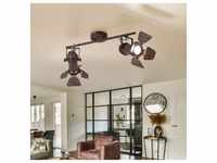 Retro Stil Decken Lampe Wohn Zimmer Spot Beleuchtung rost Flur Strahler...