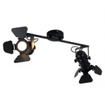 Deckenlampe Filmstrahler Wohnzimmerlampe schwarz Deckenleuchte Spots beweglich,