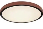 LED Deckenlampe Wohnzimmerleuchte braun Deckenleuchte rund Tageslichtlampe,