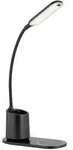 Tischlampe Schreibtisch Leuchte dimmbar Wireless Charger Flexo LED schwarz H45cm