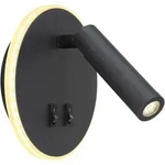 LED Wand Leuchte Wohn Zimmer Lese Spot verstellbar Wand Strahler schwarz graphit