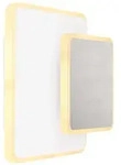 LED Wand Lampe silber kleines Quadrat verstellbar Strahler Leuchte wei&szlig; 20 cm
