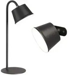 3in1 Tischleuchte Akku Au&szlig;en Wandlampe Magnethalterung Deckenleuchte schwarz