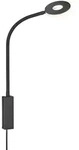 Wandleuchte Wandlampe Schlafzimmerlampe LED Leseleuchte Flexo-Arm Schwarz H 50cm