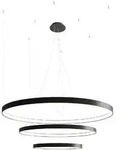 Pendelleuchte H&auml;ngelampe L&uuml;ster LED Esszimmerleuchte Rind Design schwarz D...