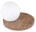 Windlicht Solar Terrassendeko Outdoor Tisch Solar f&uuml;r Au&szlig;en Solarlampe Rattan...