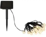 Solarlampe Lichterkette schwarz Au&szlig;enleuchte LED Dekolicht Terrassenlampe,...