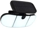 Au&szlig;enwandlampe Solarleuchte Au&szlig;enstrahler beweglich LED Fassadenlampe schwarz