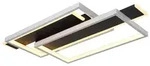 Deckenleuchten Designleuchte Wohnzimmerlampe LED Aluminium schwarz opal eckig