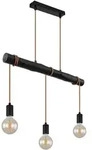 H&auml;ngelampe Esstisch Pendelleuchte schwarz Wohnzimmerlampe modern, Holzlampe