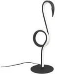 LED Tischlampe Designleuchte schwarz Flamingo Wohnzimmerlampe Beistelllampe, 6W 550lm