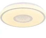 Deckenleuchte Deckenlampe Schlafzimmerleuchte Kristalle chrom 3D Effekt LED