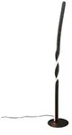 Stehlampe LED Standlampe Leselampe Metall schwarz matt Fu&szlig;schalter H 110 cm