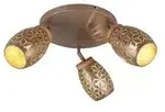 Deckenleuchte Deckenlampe Wohnzimmerlampe Metall coffee E14 drehbar H 27 cm
