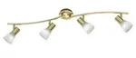 Exquisiter 24W LED Spot Strahler Esszimmer Messing matt Licht TRIO 871010408