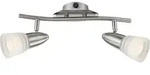 LED Decken Lampe Leuchte Beleuchtung Metall Nickel Matt Chrom Glas Opal B&uuml;ro