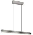 H&auml;ngeleuchte LED Pendelleuchte Deckenleuchte nickel matt Touch dimmbar H 150 cm