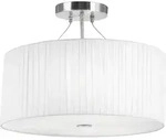 Elegante Decken Lampe H&auml;nge Leuchte Plissee Wohnraum Beleuchtung Globo 15105-3