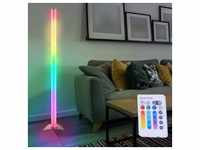 Design RGB LED Steh Leuchte Stand Lampe Farbwechsler Strahler Fernbedienung...