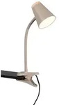 LED Tischleuchte Klemmleuchte Mobile Leuchte gr&auml;ulich flexibel H 33 cm