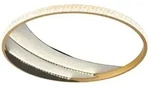 Deckenlampe Deckenleuchte Wohnzimmerlampe gold schwarz Kristalle CCT Tageslicht,