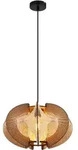 Pendellampe H&auml;ngelampe Esszimmerlampe Holzleuchte Esstischleuchte, MDF Hanf Metall,