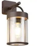 Au&szlig;enwandleuchte Au&szlig;en Wandlampe Laterne Aluminium rostfarben E27 H 29 cm