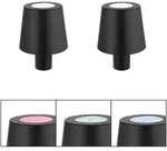 RGB LED Tischlampe Akku Flaschenleuchte Flaschenhals Aufsatz Dekolampe...
