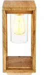 LED Au&szlig;enleuchte Laterne Outdoor Holzoptik Au&szlig;enlampe Wetterfest IP44,...
