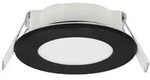 LED Einbauleuchte Deckenlampe Einbauspot Schwarz Dimmbar Farbwahl H 2,9 cm