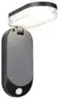 Wandleuchte Wandlampe Au&szlig;enleuchte Solarleuchte schwarz Sensor Akku LED B 25,9 cm
