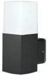 Wandleuchte Aluminium schwarz Hauswandleuchte Au&szlig;en Au&szlig;enlampe Wand,...