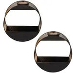Solar Wandleuchte Pflanzgef&auml;&szlig; Au&szlig;enleuchte LED Unifarben Metall D 25 cm, 2er...