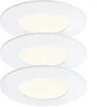 LED Einbaustrahler Deckenleuchte Badezimmerlampe Einbauspot in wei&szlig;,...