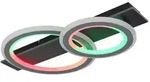 Deckenlampe Deckenleuchte LED Wohnzimmerlampe Fernbedienung Farbwechsel L 63 cm