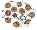 Au&szlig;enleuchte Lichterkette Solarleuchte 10x Gl&uuml;hbirne Fernbedienung LED L 57 cm