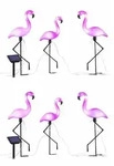 Solar Steckleuchte Flamingo LED Gartendeko Figur Solarleuchte Balkon Erdspie&szlig;,