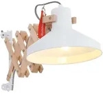 Wandlampe Wandleuchte Holzlampe Ziehharmonika Schlafzimmerleuchte beweglich
