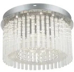 LED Deckenlampe Deckenleuchte verchromt Kristalllampe Wohnzimmerleuchte, 18W, 1600lm