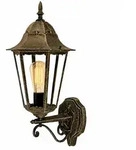Au&szlig;enleuchte Wandleuchte Terrasse IP44 Laterne Bronze Aluminium H 53 cm