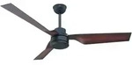Decken Ventilator mit Fernbedienung Wohnzimmer L&uuml;fter, schwarz braun,