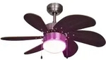 Smart LED Deckenventilator dimmbar Zugschalter Ventilator Vor und R&uuml;cklauf