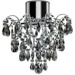 4W Badezimmer (Gu10 Led) Ip44 Kronleuchter Kristallglas 3000K 300 Lumen chrom