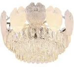 Deckenleuchte Deckenlampe Schlafzimmerleuchte Kristall Glas 8 flammig...