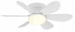 LED Deckenventilator Ventilator Wohnzimmerlampe Dimmbar Fernbedienung D 52 cm