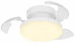 LED Deckenventilator Ventilator Wohnzimmer Fernbedienung CCT Wei&szlig; Dimmer D 41...