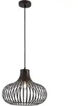 LED Pendelleuchte H&auml;ngeleuchte Wohnzimmerlampe k&uuml;rzbar Bronze Metall H 150 cm