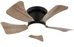 LED Deckenventilator Ventilator Holzoptik Fernbedienung Tageslichtlampe L&uuml;fter...
